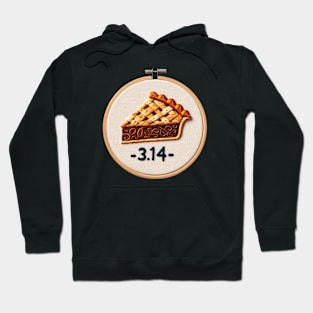 Pi Day - Pie Embroidery Hoodie